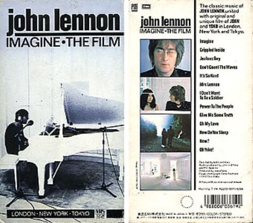 John Lennon Imagine - The Film Japanese Promo video (VHS or